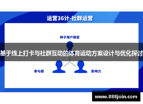 基于线上打卡与社群互动的体育运动方案设计与优化探讨